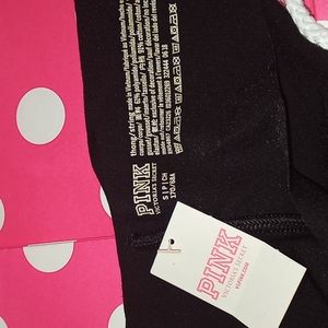 PINK, thong, VICTORIA'S SECRET, Small, Black